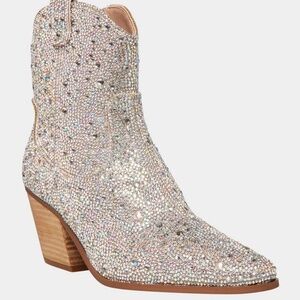 Betsey Johnson Rhinestone Boots